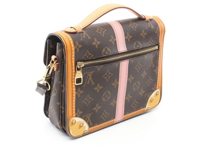Borsa Pochette Metis Summer Trunk M43628 di Louis Vuitton Marrone - vista 2