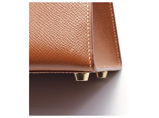 Hermès Sac à main Hermes Mini Kelly marron - vue 10