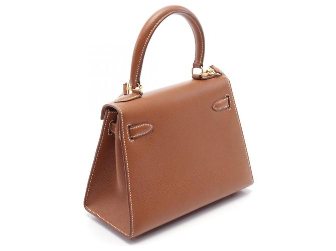 Hermès Sac à main Hermes Mini Kelly marron - vue 2