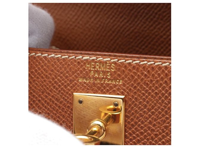 Hermès Sac à main Hermes Mini Kelly marron - vue 4