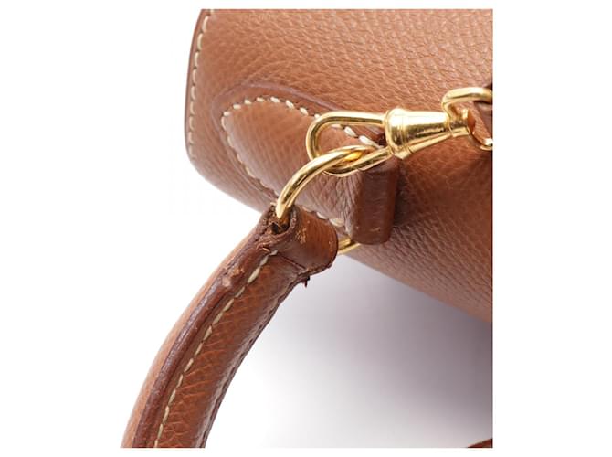 Hermès Sac à main Hermes Mini Kelly marron - vue 9