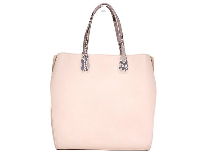 DIOR - Borsa tote Dioraddict in pelle beige e pitone - vista 3