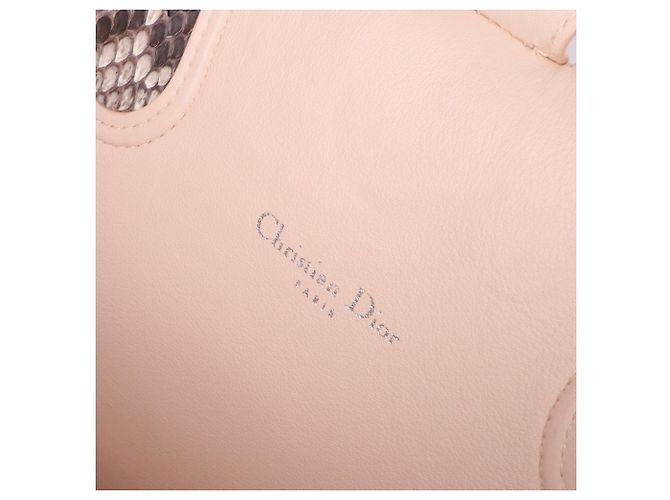 DIOR - Borsa tote Dioraddict in pelle beige e pitone - vista 9