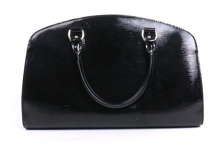 LOUIS VUITTON - Borsa Louis Vuitton Pont Neuf in pelle epi nera lucida Nero - vista 3