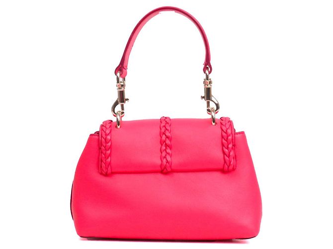 CHLOÉ - Borsa a spalla Chloé Penelope PM in pelle rosa - vista 3