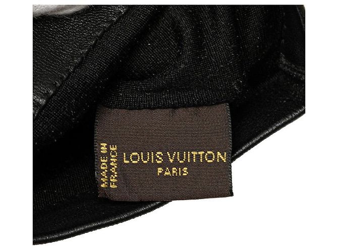 Lange Handschuhe aus Lammleder mit Schleife Louis Vuitton Schwarz - Ansicht 3