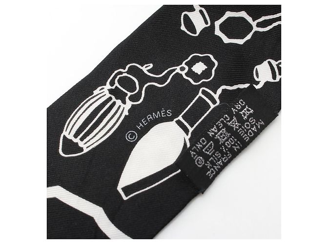 Hermès Bufanda Bandana Les Flacons de Seda Twilly Hermes Púrpura - vista 3