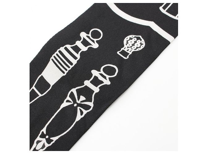 Hermès Bufanda Bandana Les Flacons de Seda Twilly Hermes Púrpura - vista 5
