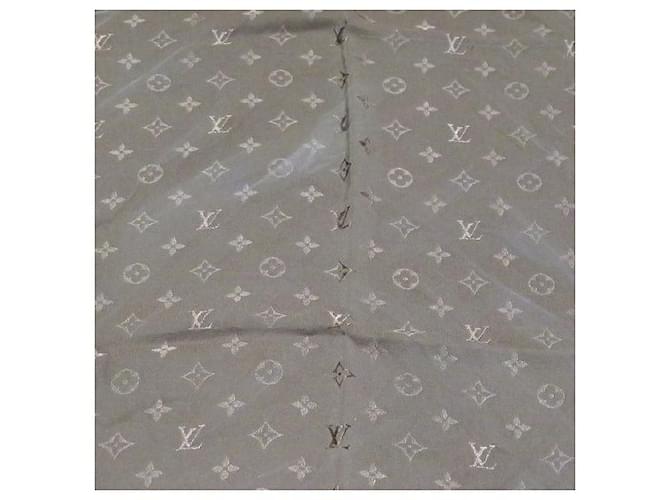 Bufanda de seda Monogram Louis Vuitton Castaño - vista 3