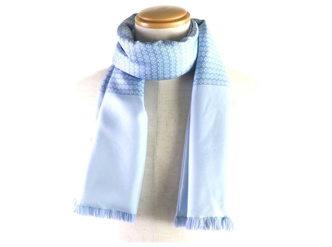 Hermès Reversible Seidenschal Angola HERMES Blau - Ansicht 2