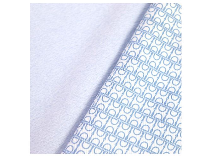 Hermès Reversible Seidenschal Angola HERMES Blau - Ansicht 4