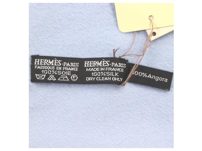 Hermès Reversible Seidenschal Angola HERMES Blau - Ansicht 5