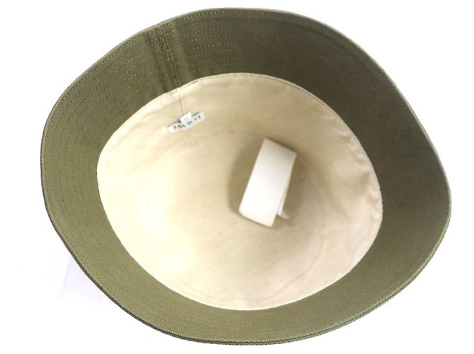 Cappello bucket in cotone Loewe con logo in pelle - vista 6
