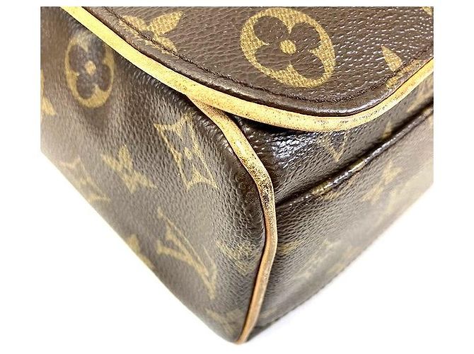 Borsa Messenger Abbesses Monogramma Louis Vuitton Marrone - vista 4
