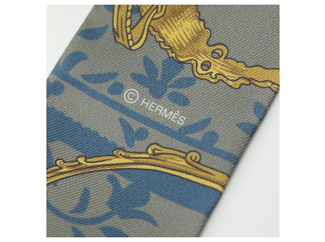 Hermès Sciarpa Hermes Silk Twilly Etriers Remix Multicolore - vista 2