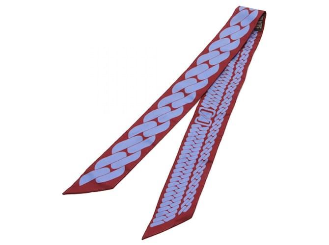 Hermès Silk Twilly CLIC C'EST NOUE Schal Braun - Ansicht 4