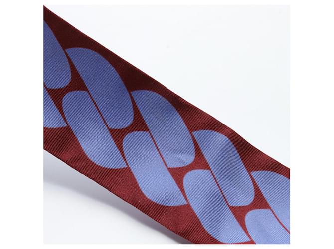 Hermès Silk Twilly CLIC C'EST NOUE Schal Braun - Ansicht 6