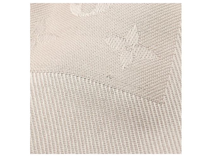 Sciarpa Monogram in lana e seta Louis Vuitton M71336 Marrone Beige - vista 6