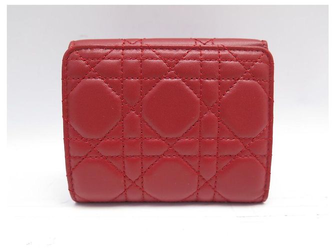 NEUE DIOR ADDICT ROTER LEDER-GELDBEUTEL S2009CNMJ - Ansicht 2