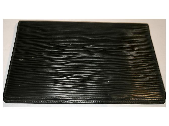 LOUIS VUITTON Copertura Agenda Pocket Taiga Ardesia Nero - vista 2