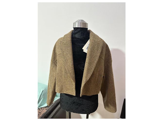 Kurze camala Jacke ba&sh Braun - Ansicht 2