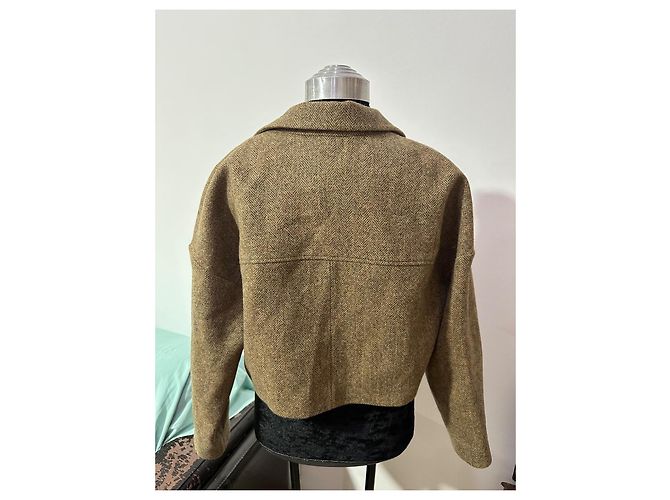 Kurze camala Jacke ba&sh Braun - Ansicht 4