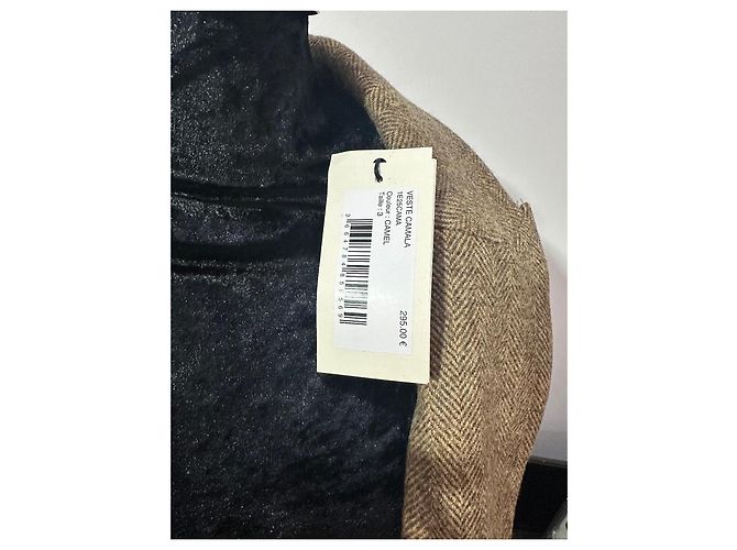 Kurze camala Jacke ba&sh Braun - Ansicht 7