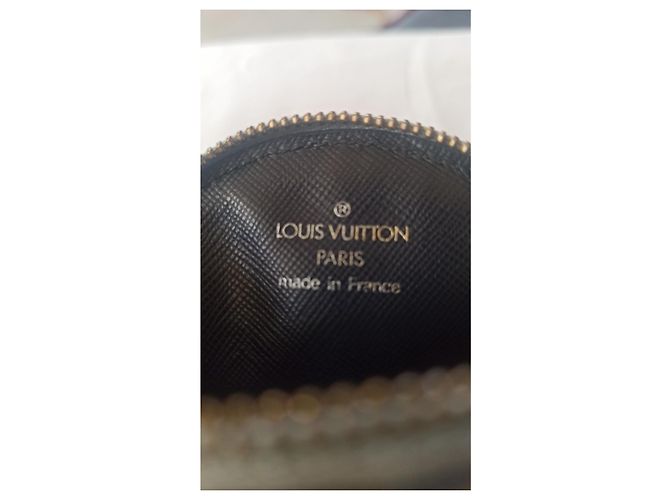 Louis Vuitton Round Wallet Blue Grey Canvas - view 4