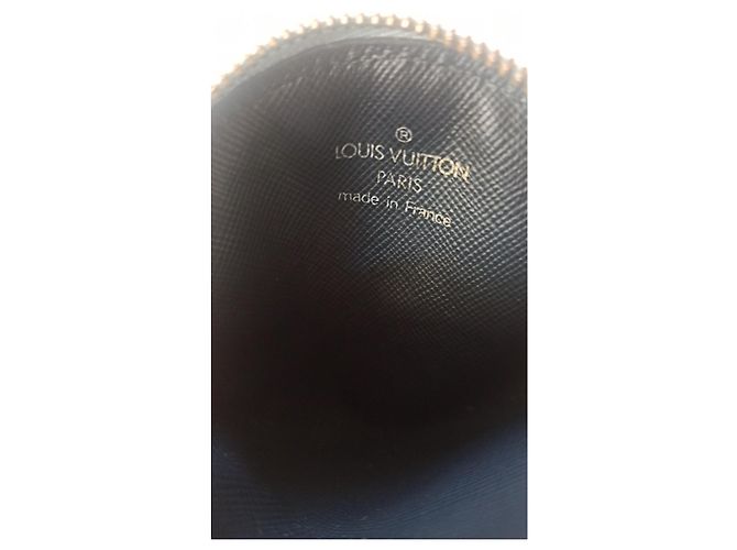 Louis Vuitton Round Wallet Blue Grey Canvas - view 5