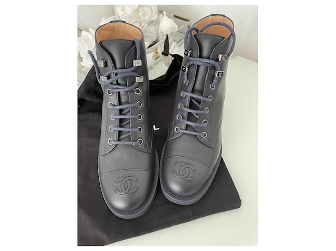 Chanel Stivali Blu - vista 7