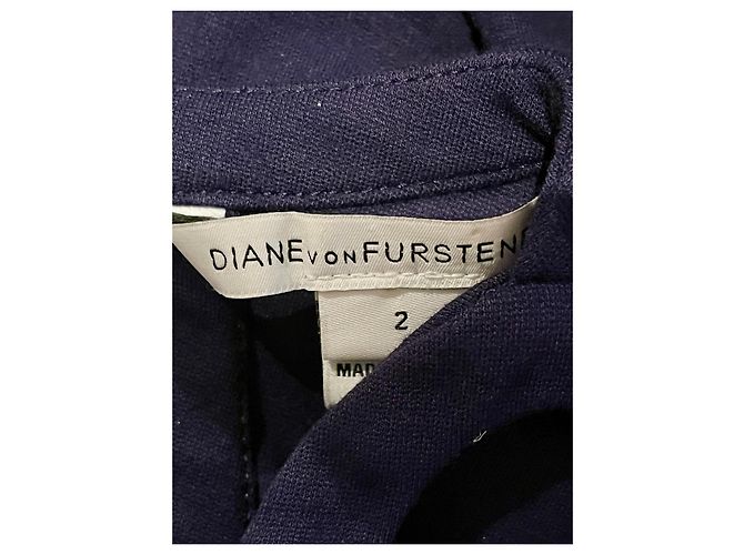 Diane Von Furstenberg DvF Amy Viskose-Jersey-Kleid mit atemberaubenden Ausschnitten Dunkelviolett - Ansicht 7