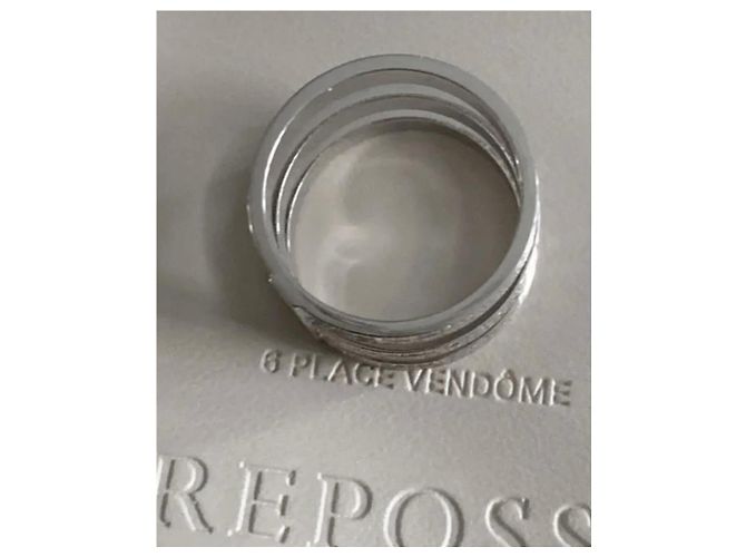 Repossi Ring aus Weißgold mit Diamant Größe 51 Silber - Ansicht 4
