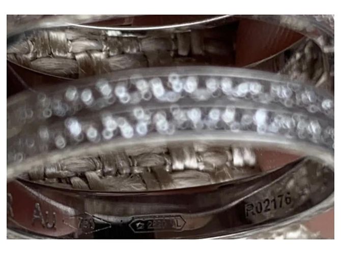 Repossi Ring aus Weißgold mit Diamant Größe 51 Silber - Ansicht 6