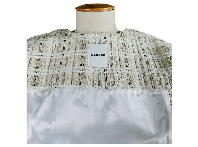 Sandro Chaleco sin mangas de tweed Multicolor - vista 5