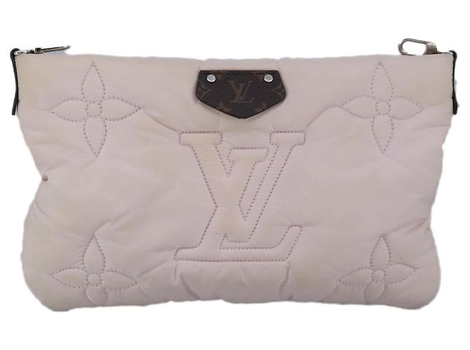LOUIS VUITTON Maxi Multi Pochette Accessori Borsa Nylon Rosa M21056 Auth bs20130 - vista 13