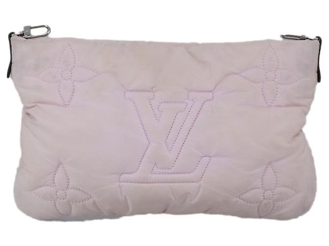 LOUIS VUITTON Maxi Multi Pochette Accessori Borsa Nylon Rosa M21056 Auth bs20130 - vista 2
