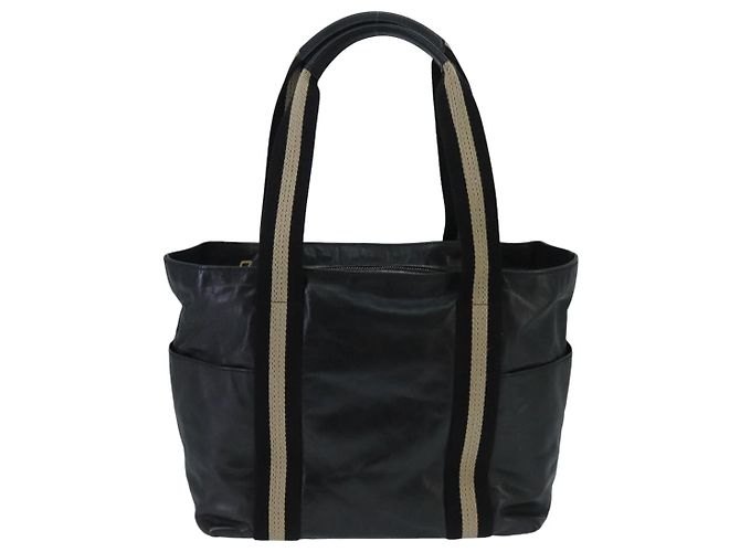 BALLY Borsa Tote in Pelle Nera Argento Oro Auth bs19767 Nero D'oro - vista 13
