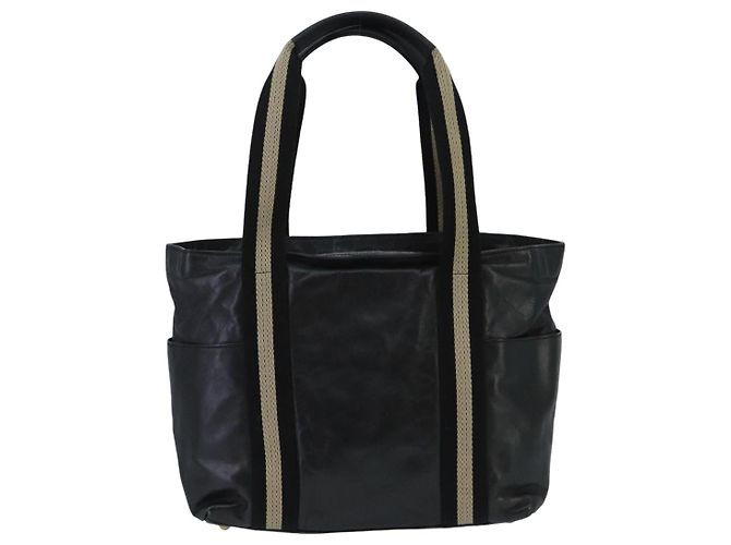 BALLY Borsa Tote in Pelle Nera Argento Oro Auth bs19767 Nero D'oro - vista 2