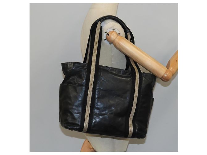 BALLY Borsa Tote in Pelle Nera Argento Oro Auth bs19767 Nero D'oro - vista 21