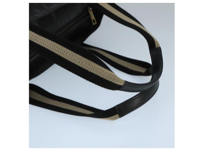 BALLY Borsa Tote in Pelle Nera Argento Oro Auth bs19767 Nero D'oro - vista 7
