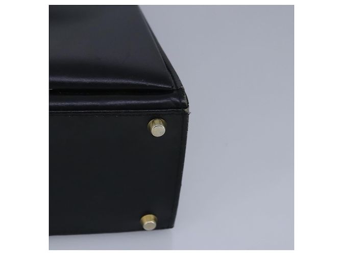 Borsa a spalla Gianni Versace in pelle nera e oro Auth bs20156 Nero D'oro - vista 15