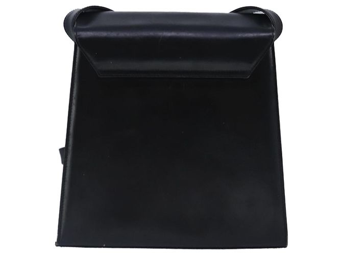 Borsa a spalla Gianni Versace in pelle nera e oro Auth bs20156 Nero D'oro - vista 2
