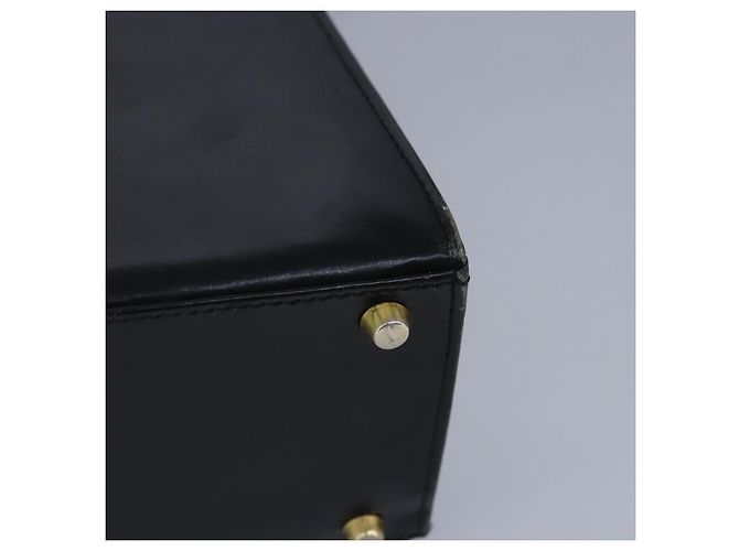 Borsa a spalla Gianni Versace in pelle nera e oro Auth bs20156 Nero D'oro - vista 9