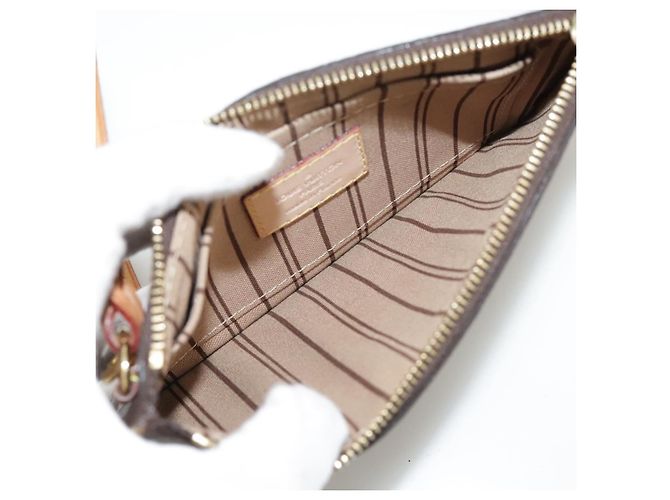 LOUIS VUITTON Monogram Neverfull PM Pouch LV Auth 101646 Monograma - vista 11