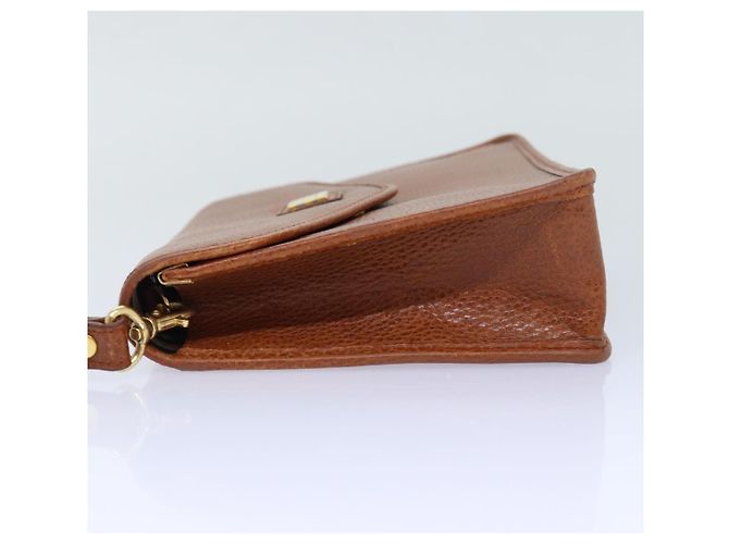 Autre Marque Borsa a mano in pelle marrone Burberrys Auth bs15802 - vista 4