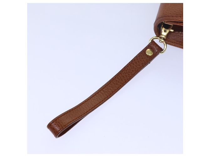 Autre Marque Borsa a mano in pelle marrone Burberrys Auth bs15802 - vista 7