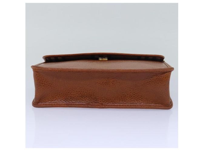 Autre Marque Borsa a mano in pelle marrone Burberrys Auth bs15802 - vista 8