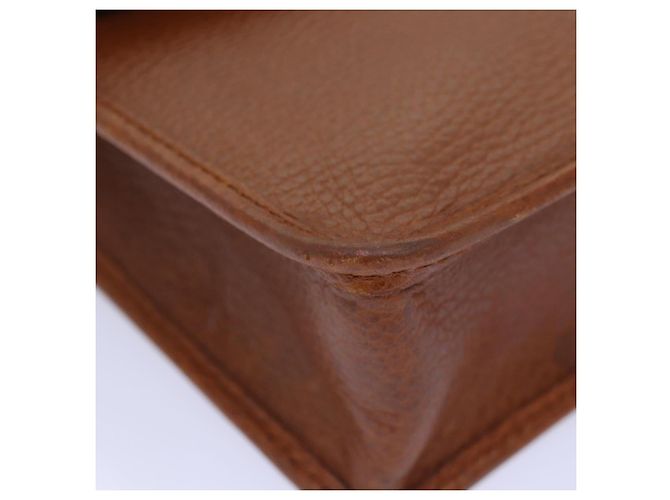 Autre Marque Borsa a mano in pelle marrone Burberrys Auth bs15802 - vista 9