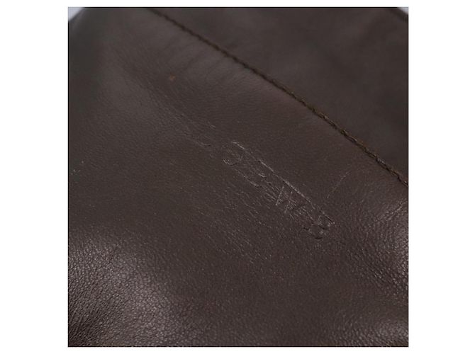 Borsa a Spalla LOEWE in Pelle Bronzo Auth bs20092 - vista 17