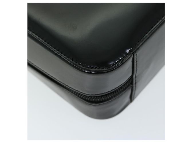 Borsa a mano in pelle nera GUCCI 001 3091 002113 Auth im458 Nero - vista 12